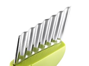 Green crinkle cutter