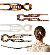 CHAOBANG New Upgraded Rounded Secure CAT-Shaped Hair Stick, Strong Hair Clip, Updo Bun, Anti Slip...