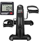 Mini Exercise Bike, himaly Under Desk Bike Pedal Exerciser Portable Foot Cycle Arm & Leg Peddler ...