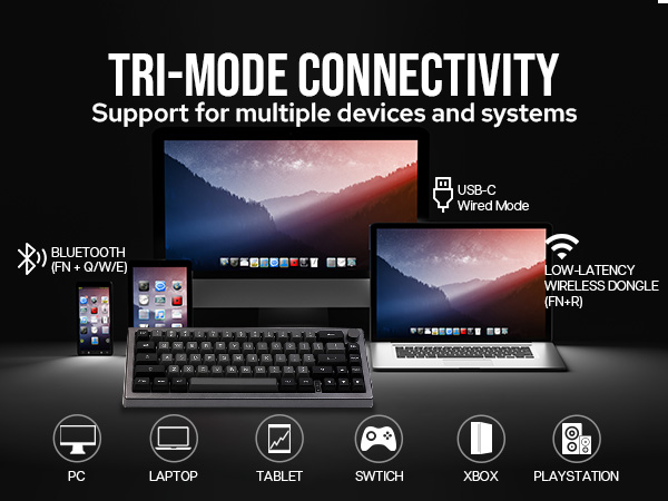 EK68 wireless gaming keyboard