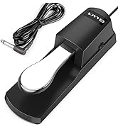 Sustain Pedal for Keyboard - Sovvid Piano Pedal Keyboard Pedal with Polarity Switch for All Brand...