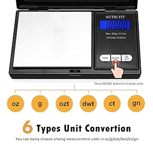 Pocket Scale Units Conversion