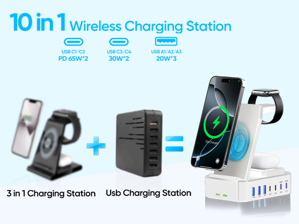 Wireless Charging Station for iPhone