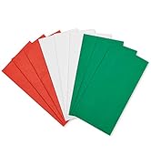 American Greetings 125 Sheets 20 in. x 20 in. Bulk Tissue Paper (Red, Green, White) for Christmas...
