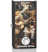 JUSTPRO Overdrive Guitar Pedal, Ultimate Overdrive Electric Guitar Effect Pedal Single Type DC 9V...