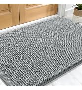 OLANLY Dog Door Mat for Muddy Paws 30x20, Absorbs Moisture and Dirt, Absorbent Non-Slip Washable ...