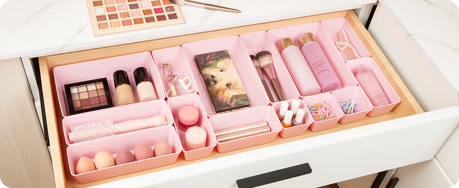bathroom drawer organizer