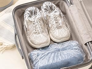 TRAVEL ESSENTIALS AND HELPER TO STORAGE DIRTY SHOES AND CLOTHES