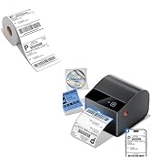 A64M Bluetooth Shipping Label Printer with 4x6 Roll Thermal Labels 250pcs