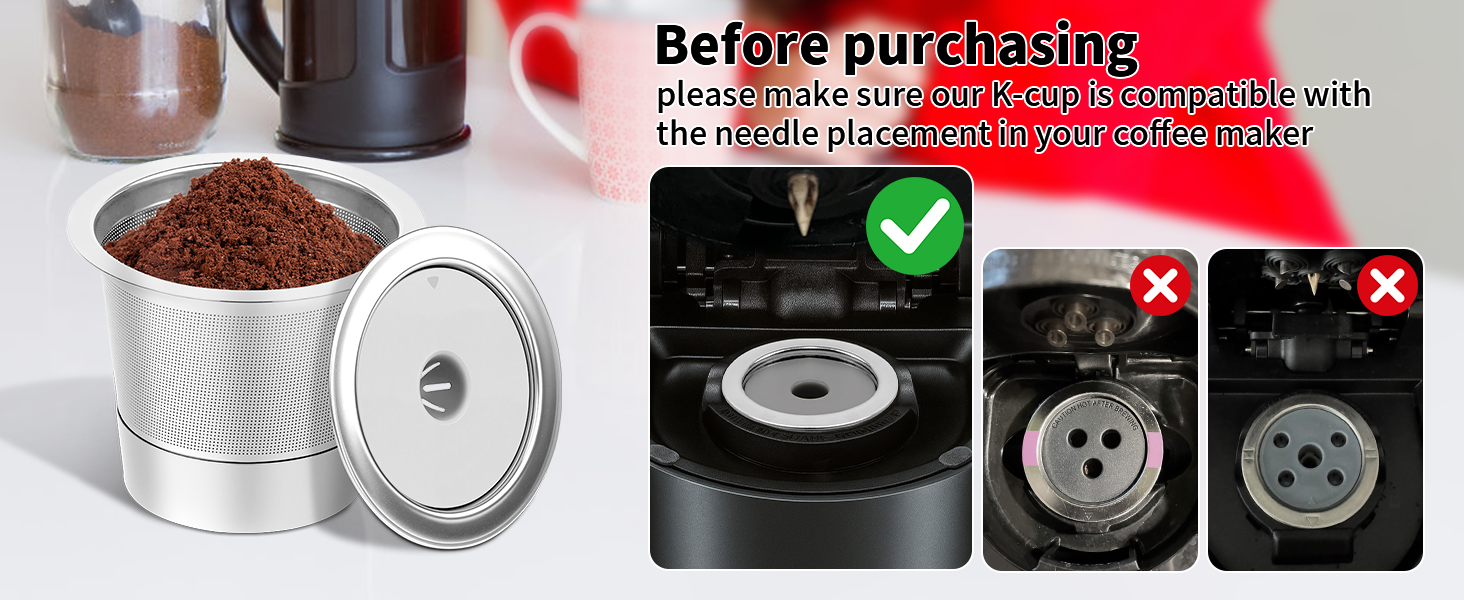 stainless steel coffee pods for keurig