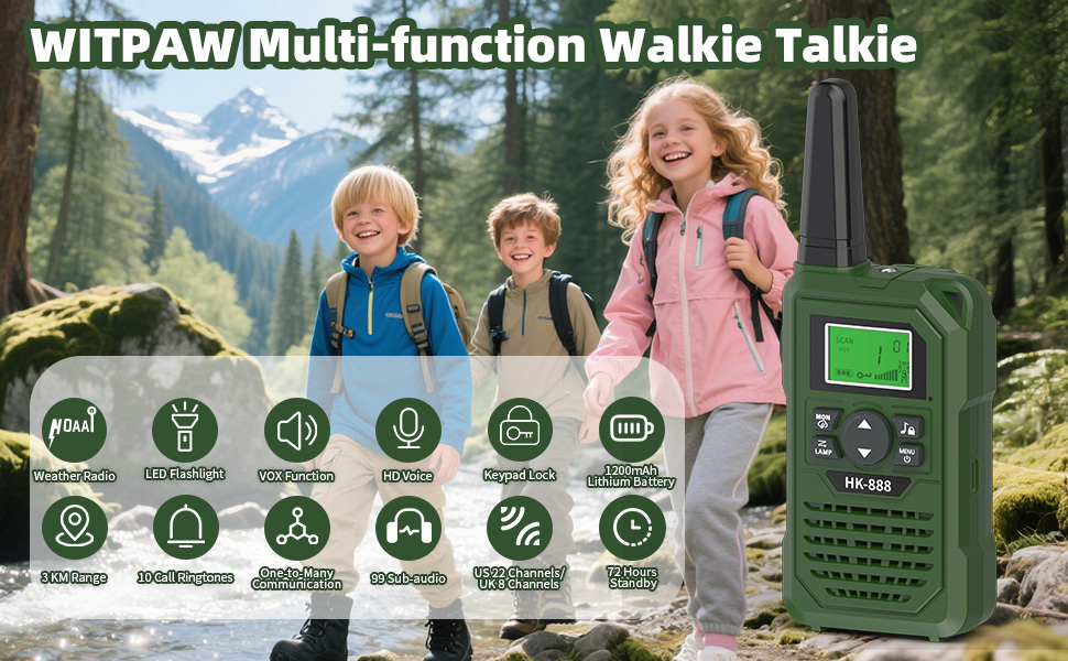 walkie talkies for kids rechargeable