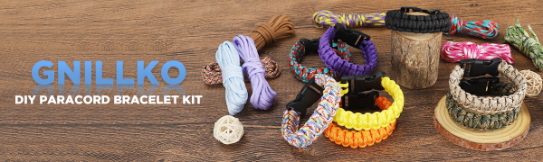 GNILLKO DIY PARACORD BRACELET KIT
