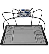 Kaisi Helping Hands Soldering Station with Soldering Mat,6 Flexible Arms | Third Hand Tool Silico...
