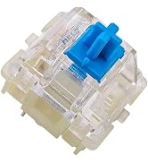 Granvela Cherry MX RGB Blue Key Switches Plate Mounted Tactile 60g Force Clicky Tactile SwitchesM...