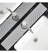 SpaceHacks Stone Faucet Mat for Kitchen Sink - Fast Drying Diatomite Stone Drying Mat, Textured D...