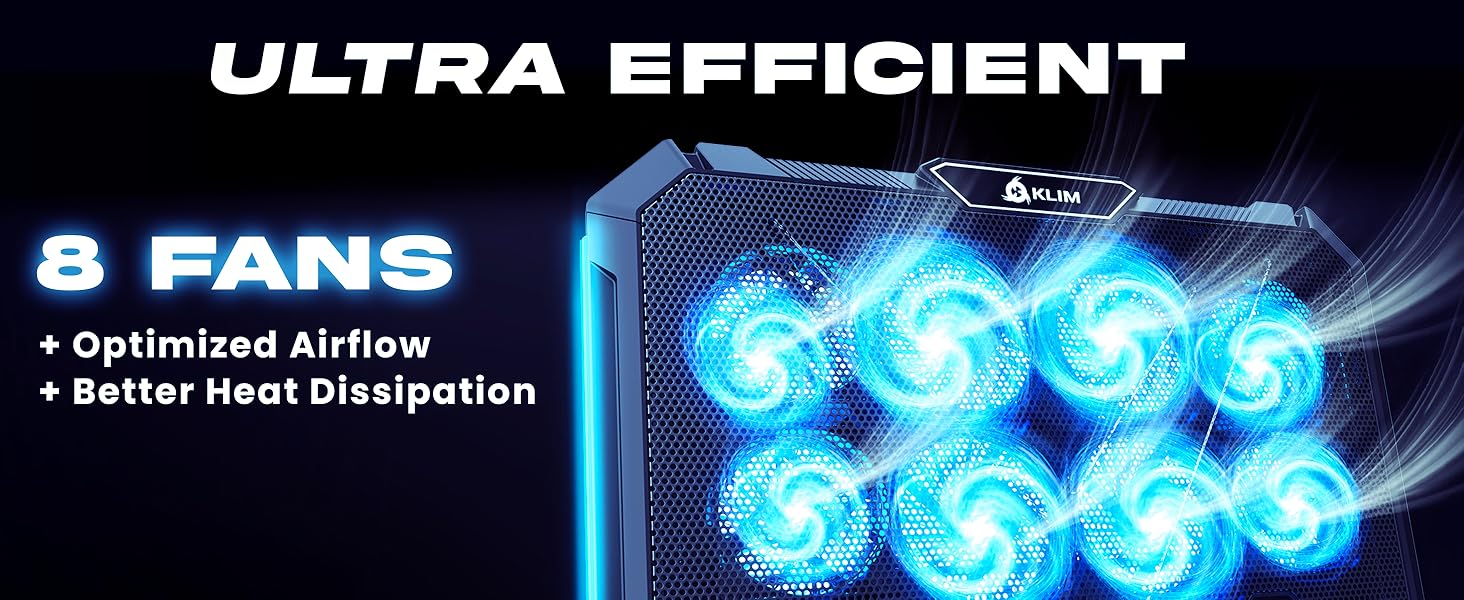 KLIM V8 Laptop Cooling Pad