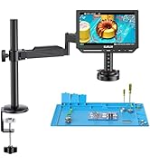 Elikliv Autofocus 4K HDMI Digital Microscope, EM4K-AF Flex Arm Soldering Microscope for Adults, 1...