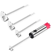 Newness Multi-Purpose Veggie Drill with Sharp Blade and Ergonomic Anti-Slip Handle, 4 Sizes for C...