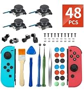 Joycon Joystick Replacement Kit( 26 in one), Switch Analog Stick Parts for Switch Joycon/ Switch ...