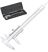HDLNKAK Vernier Caliper 6 Inch, 6" Non Digital Caliper, 0-6Inch/0-150mm,0.001 inch/0.02mm High Pr...