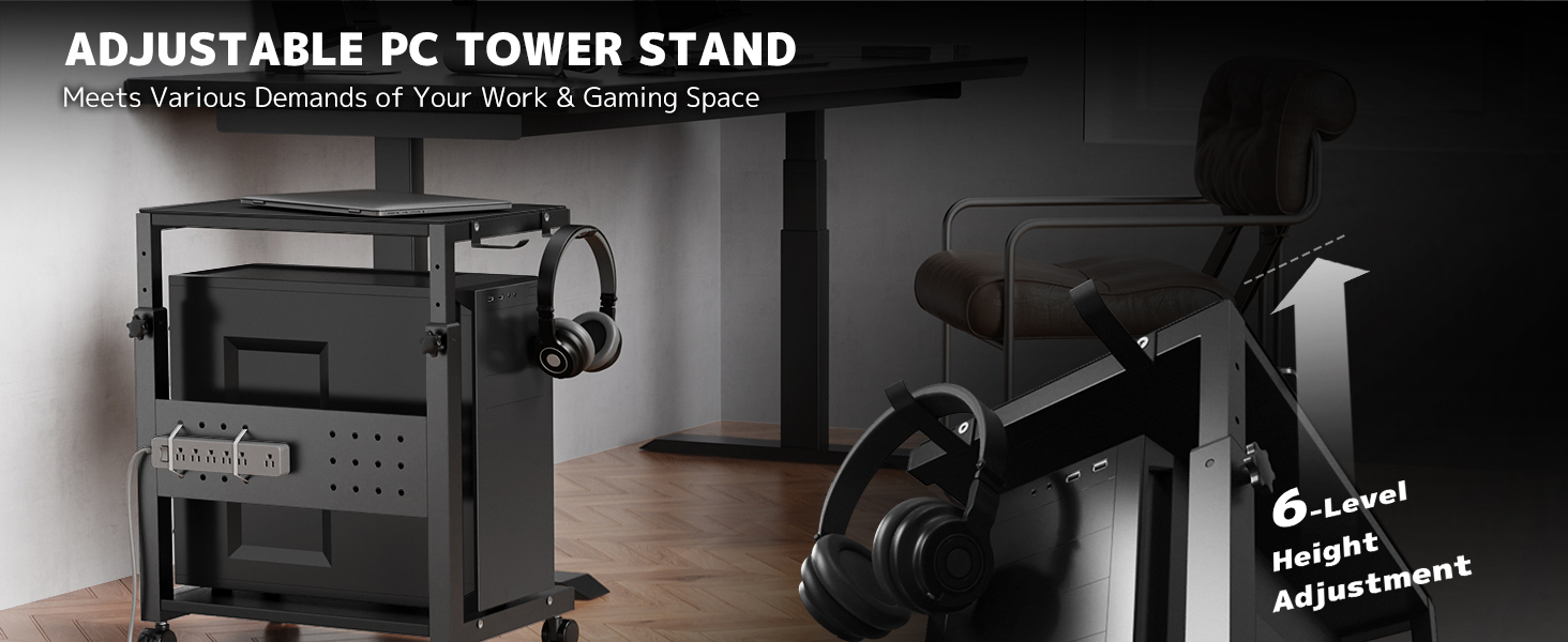 Adjustable PC Tower Stand