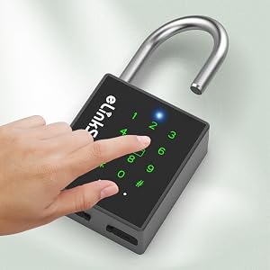 smart padlock with code