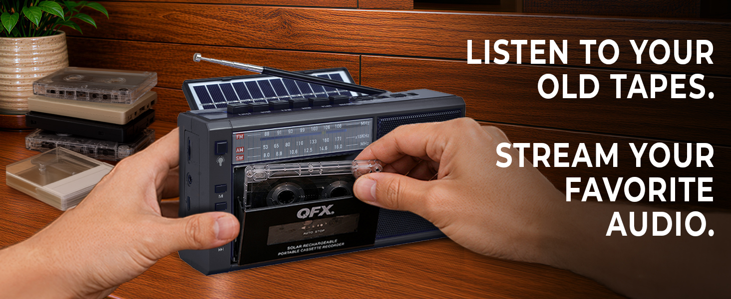 J-200BT with cassette to listen to