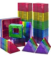Magnetic Tiles Building Blocks - 113pcs Advanced Set - STEM Toys for 3+ Year Old Boys and Girls -...