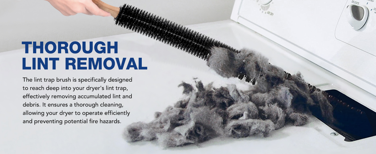 lint remove brush for dryer