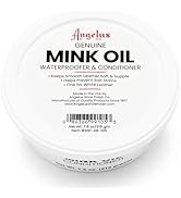 Angelus Mink Oil for Leather Boots 7.6oz | All-Natural Leather Conditioner, Cleaner, Waterproof, ...