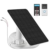3W Solar Panel with Built-in 4000mAh Battery, IP65, 13.2ft Charging Cable, only Compatible with R...