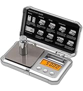 UNIWEIGH Gram Scale Punk Digital Pocket Scale,300g/0.01g Mini High Precision Jewelry Scales Digit...