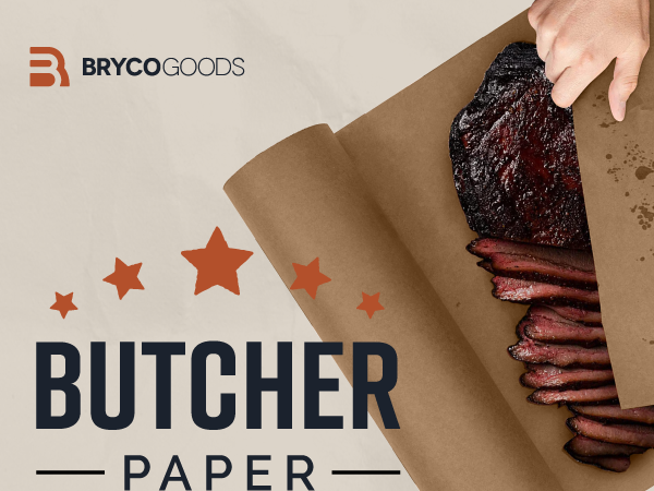 Brown Kraft Butcher Paper Roll - 24 Inch x 175 Feet Meat of all Varieties Unbleached