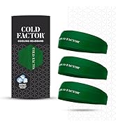 COLD FACTOR Instant Cooling Headband 3 Pack | Advanced Evaporative Comfort for Sports & Outdoor |...