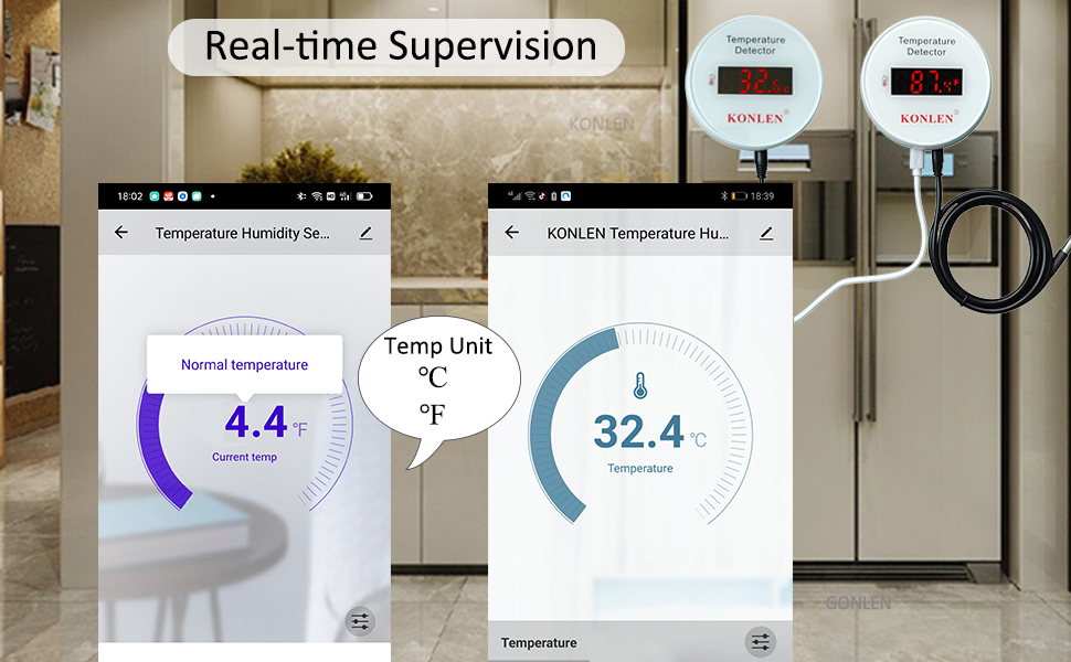 real time temperature remote monitoring
