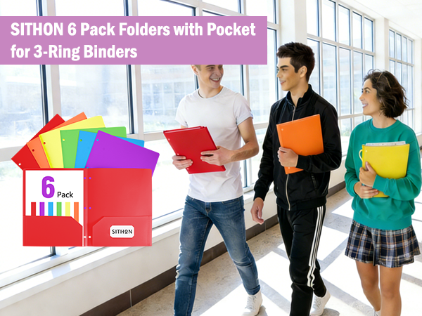 file folders with pocket for 3 ring binders