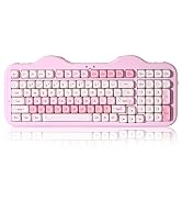 YUNZII C98 Wireless Mechanical Keyboard with Number Pad,99 Key BT5.0/2.4G/USB-C Hot Swap Gasket M...