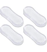 4Pcs Toilet Seat Bumper Set, Silicone Strong Adhesive Toilet Seats Lid Bumpers, Toilet Seat Buffe...