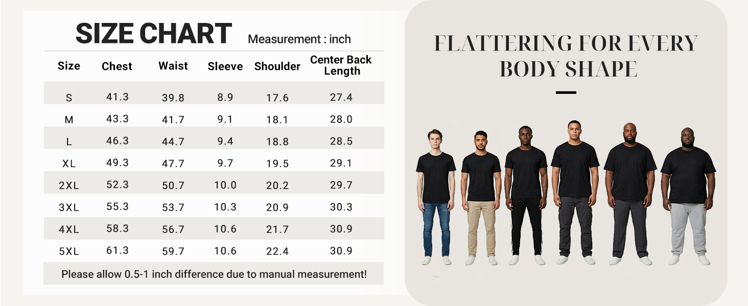 casual t shirts for men