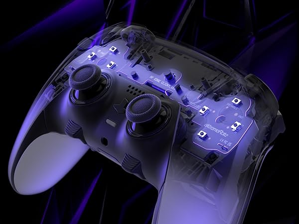 eXtremeRate Face Buttons Clicky Kit for PS5 Edge Controller Dpad Action ABXY Buttons Mouse Click Kit