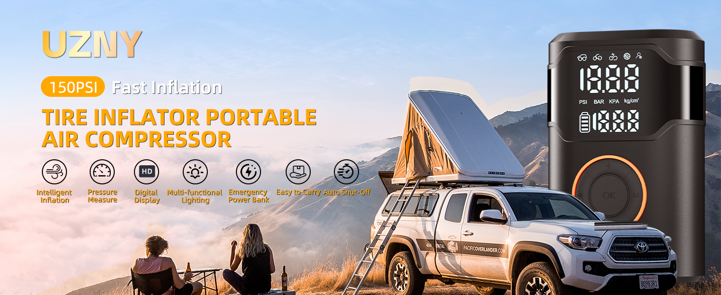 portable tire inflator