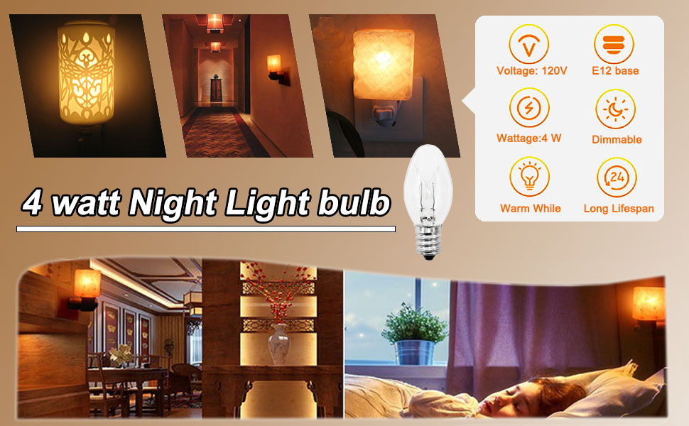 nightlight bulbs 4 watt