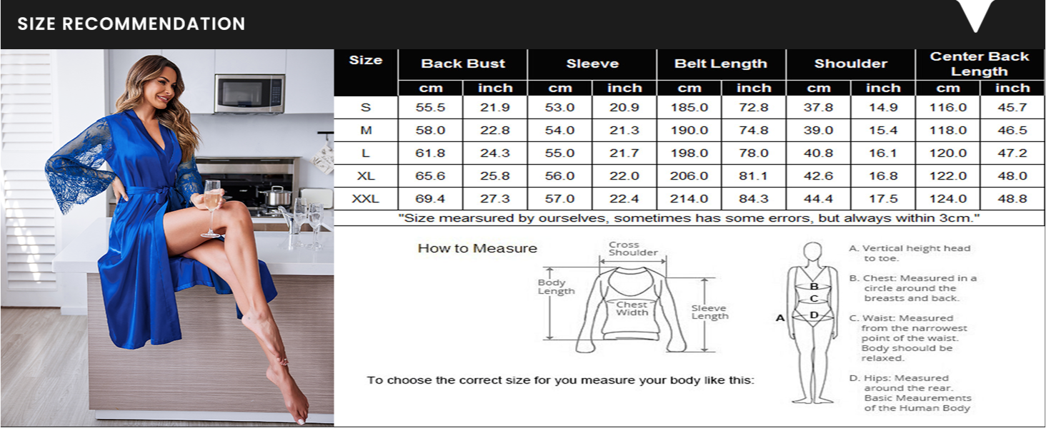 silk robe for women