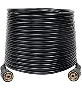 Hourleey High Pressure Washer Hose, 50 FT 1/4 Inch Kink Resistant Hose Replacement for Most Brand...