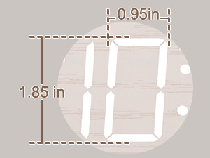 digital clock large numbers