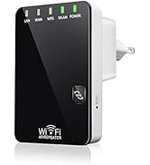 300Mbps WiFi Extender Signal Booster, Cover Up to 4500 Sq.ft & 45 Devices, WiFi Repeater Internet...