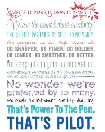 Pilot Pen Penafesto