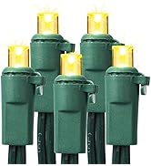 ODEETRONIC Warm White Christmas Lights, 33ft 100LED Gentle Twinkle Christmas Tree Lights, Wide An...