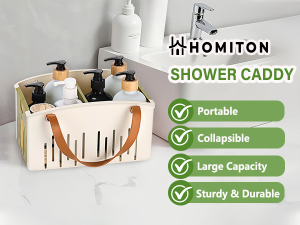 Portable Shower Caddy Collapsible