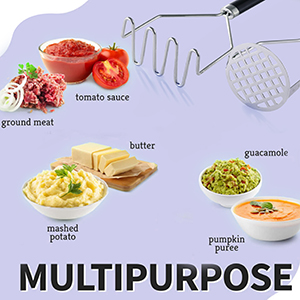 potato masher stainless steel